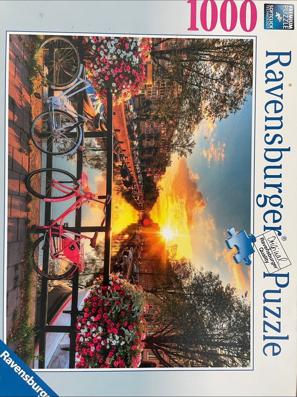 BOGO Ravensburger bicycles in Amsterdam 1000 pieces - Picture 2 of 6